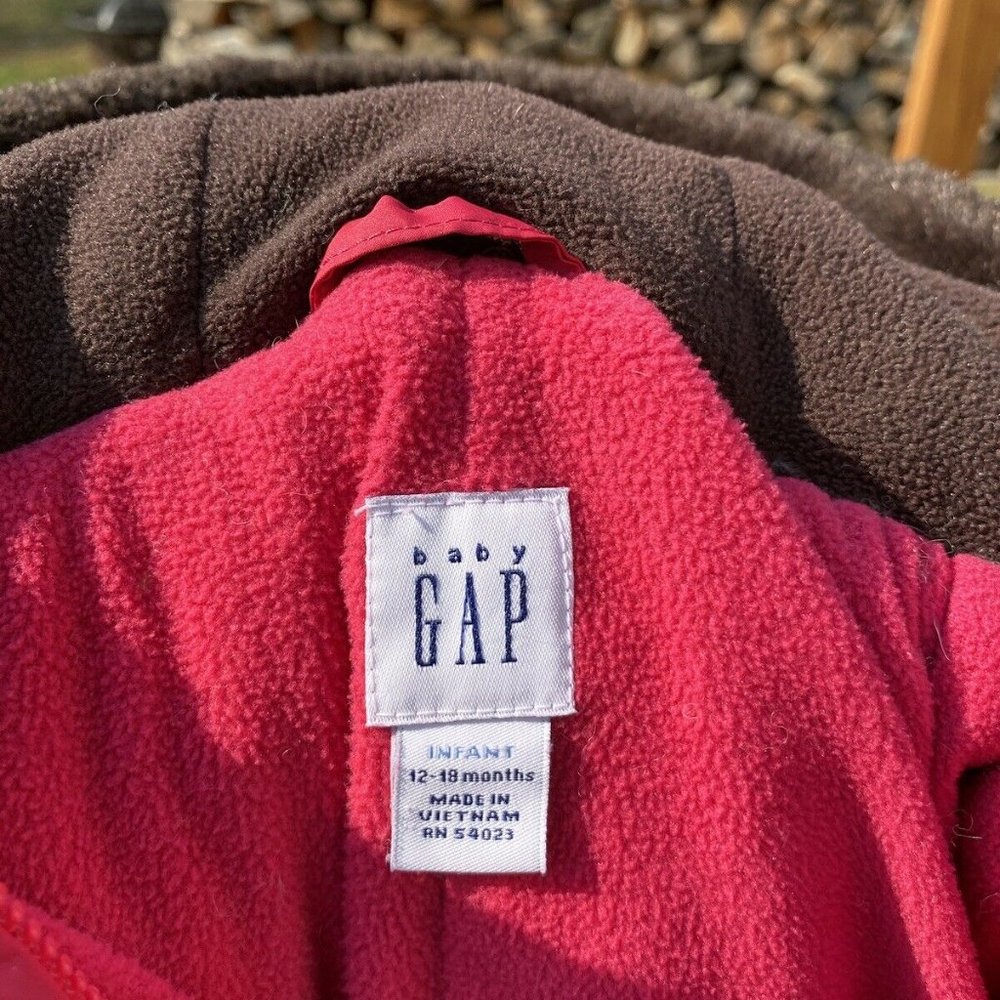 Baby Gap 12-18 months Girl Down Filled Snowsuit - Picture 10 of 10